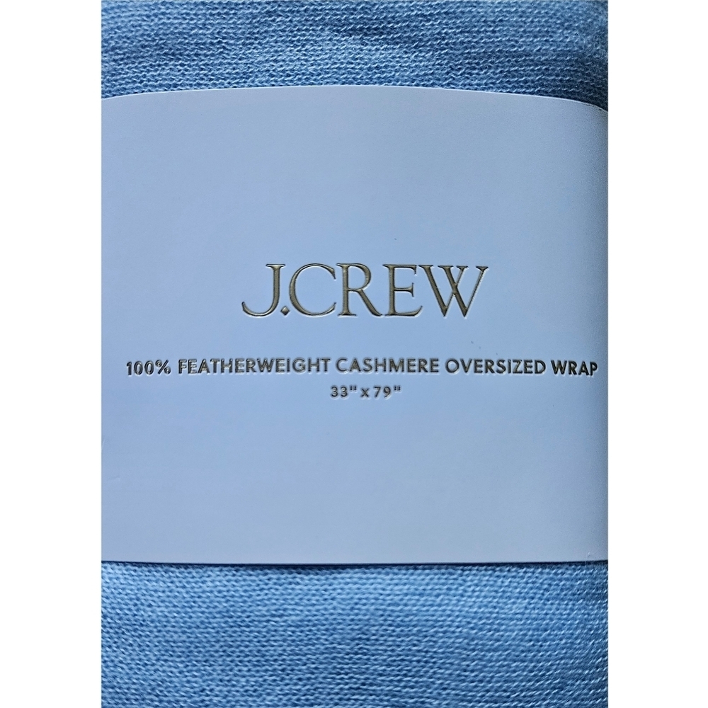 J. Crew Oversized Featherweight Cashmere Wrap - Picture 6 of 8